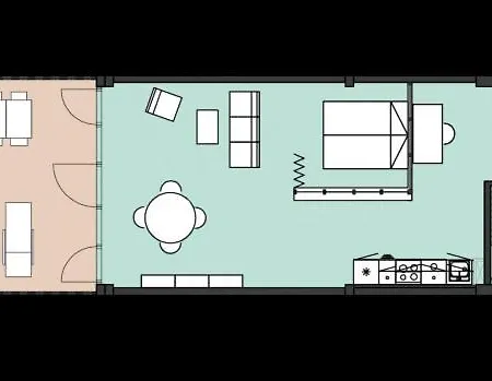 Апартаменты Cool 1-br With A Private Terrace - 27 Копенгаген